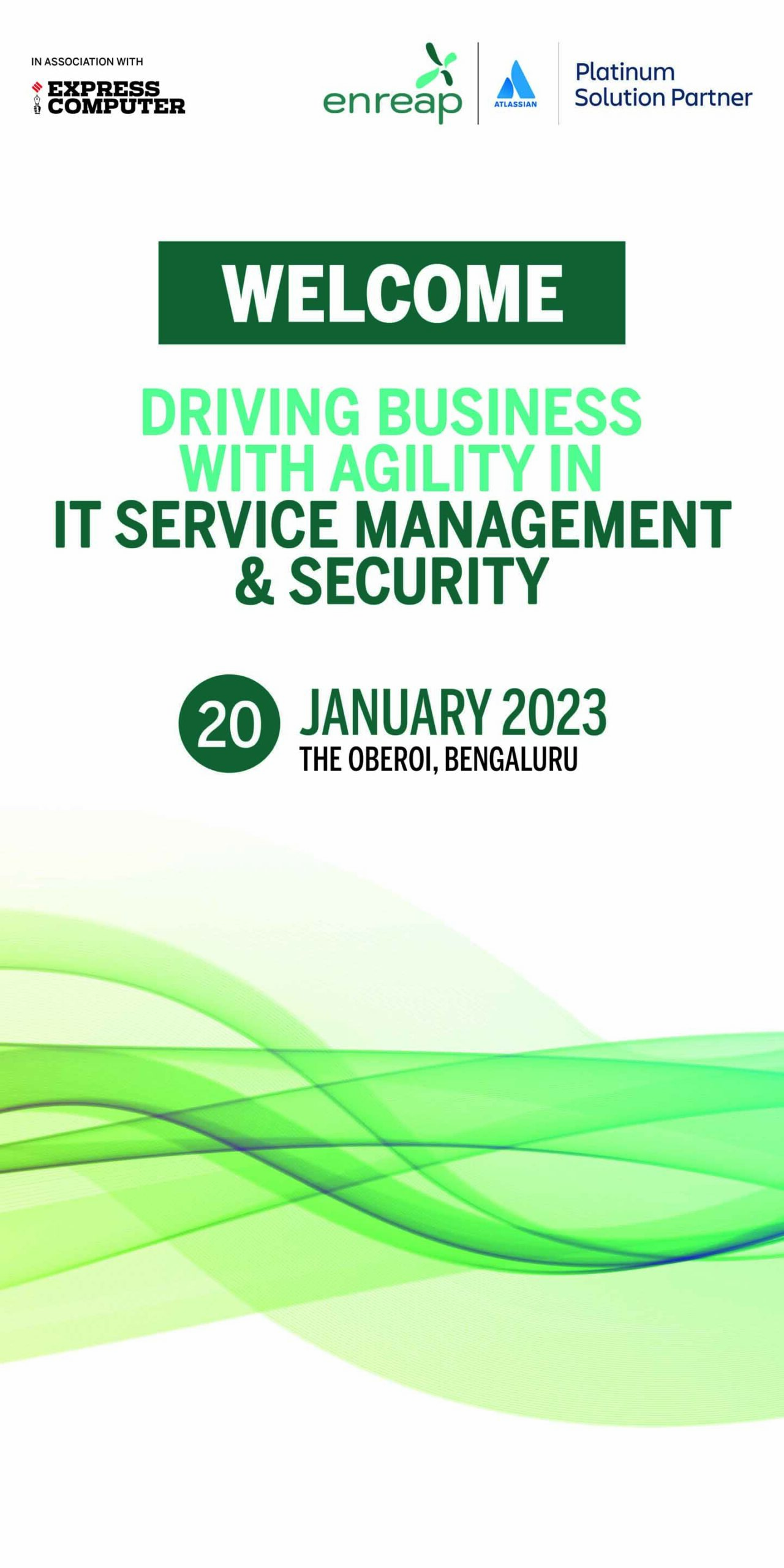 enreap bangalore event welcome image