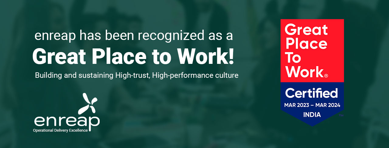 enreap is a Great Place to Work in India